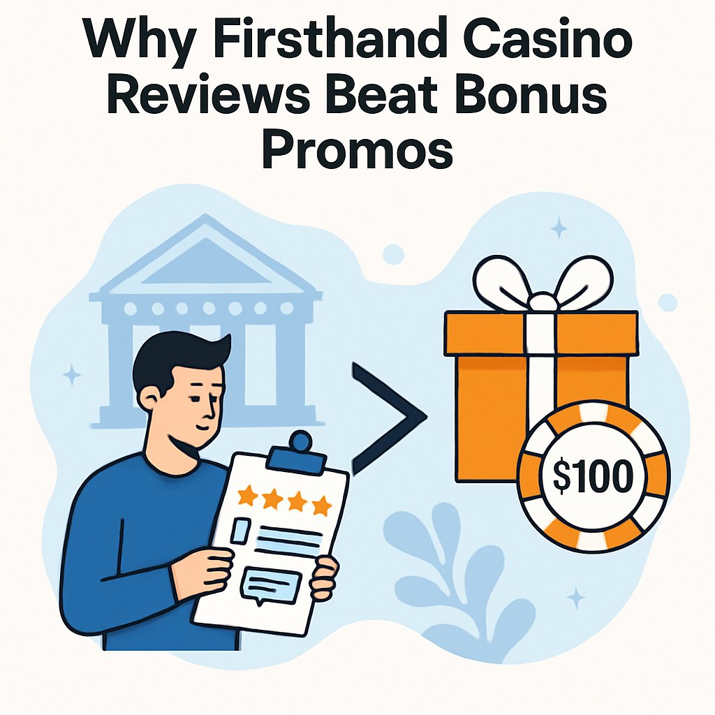 Why Firsthand Casino Reviews Beat Bonus Promos