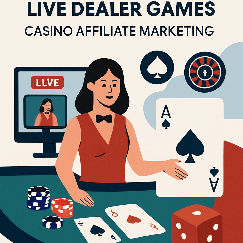 Explore the Latest Live Dealer Games in Casino Affiliate Marketing