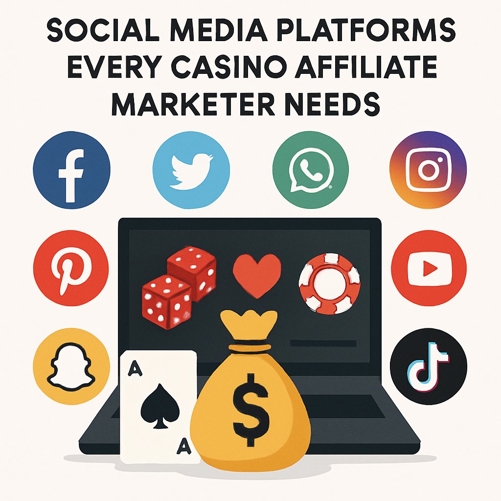Top 10 Social Media Platforms Every Casino Affiliate Marketer Needs