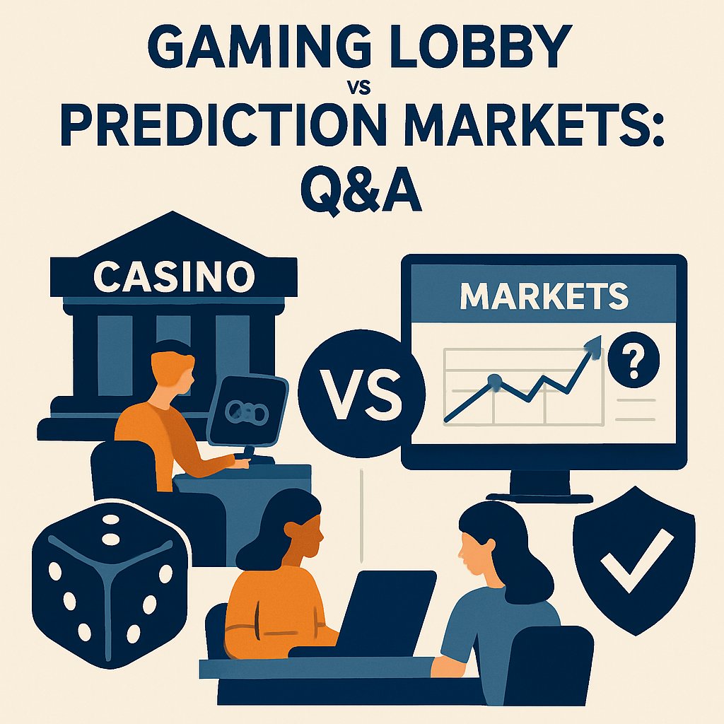 Gaming Lobby vs Prediction Markets: Q&A