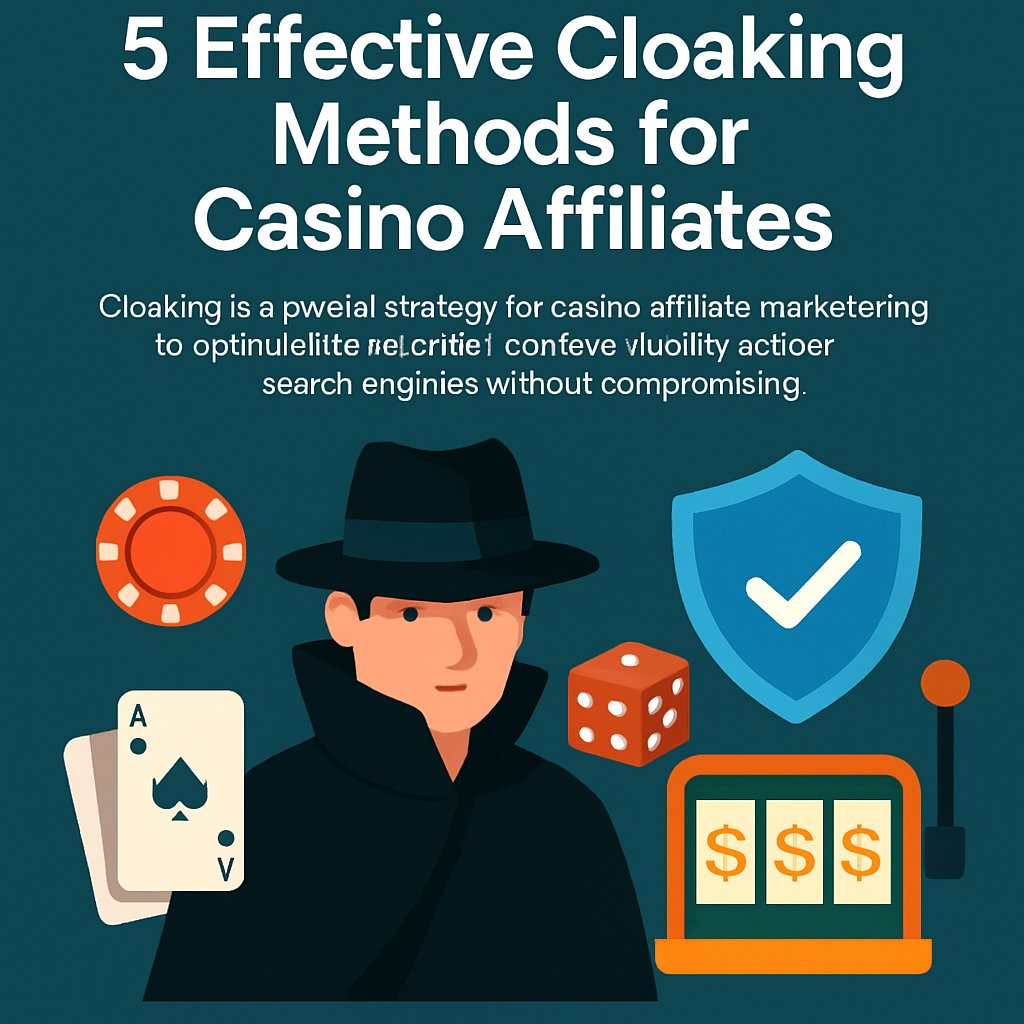 5 Effective Cloaking Methods for Casino Affiliates